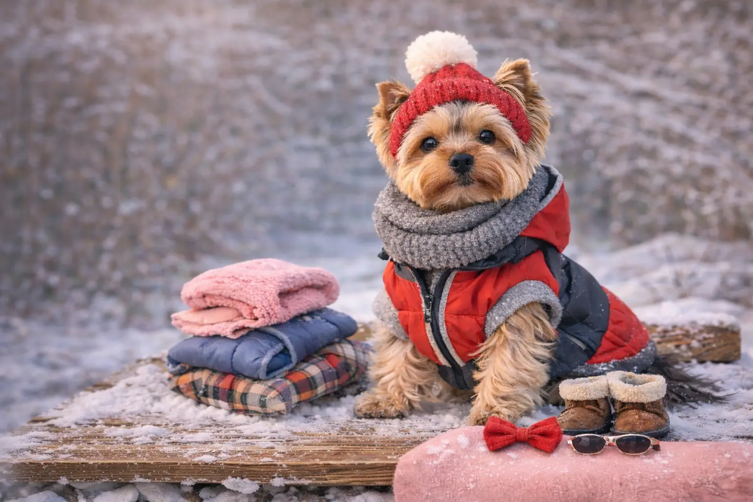 Важни ли са дрехите за Йоркитата, аксесоар или необходимост ?