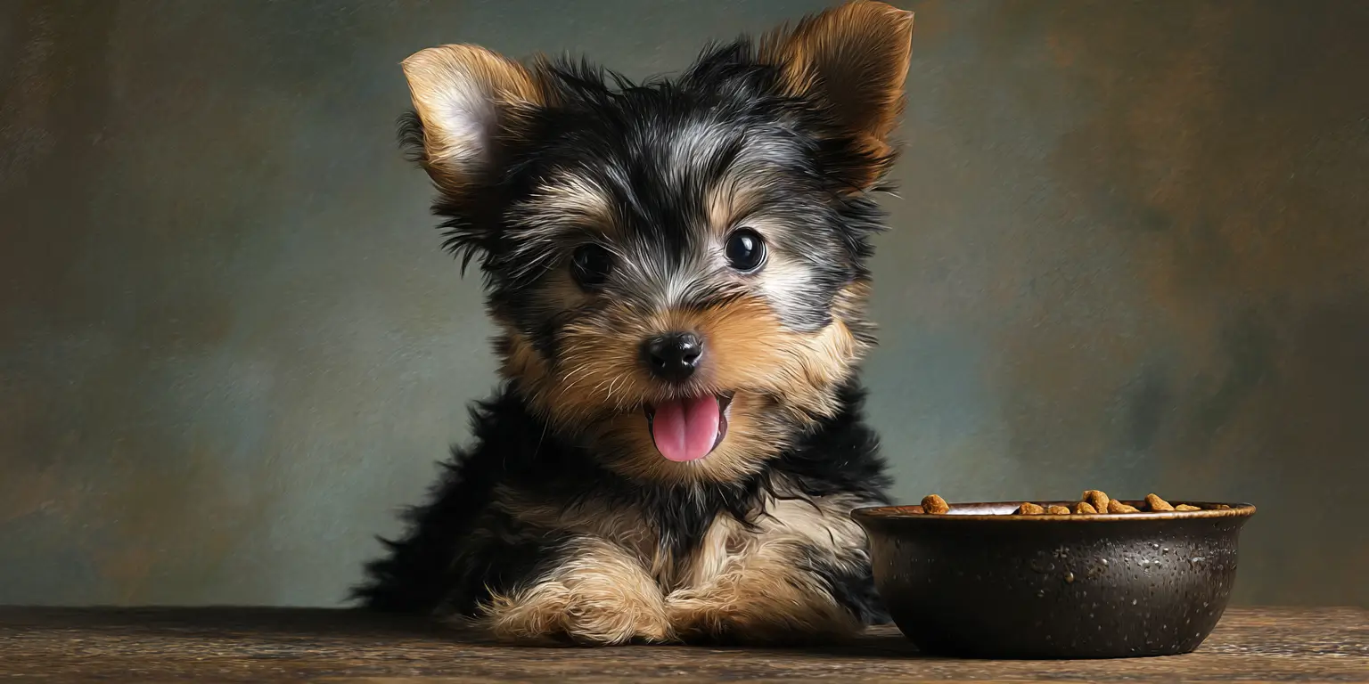 Какво може да яде Йорки на възраст между 0-12 месеца